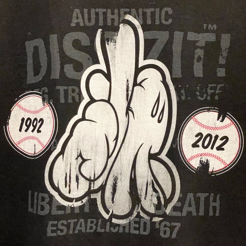 MADE IN USA製 DISSIZIT! プリントTシャツ ブラック Mサイズ | Ult