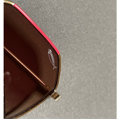 展示品渡し ★新品★ MADE IN ITALY製 SARAGHINA BRANDO 428-MUN サングラス シャイニーゴールド ブラウンレンズ