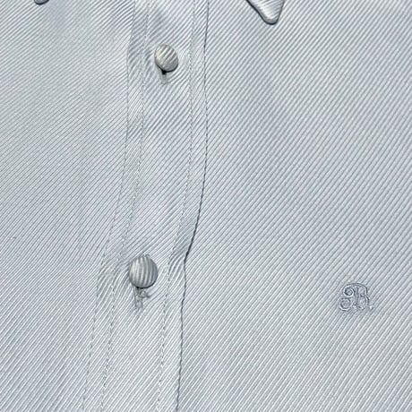 MADE IN ITALY製 BALENCIAGA 長袖シャツ サックスブルー XSサイズ
