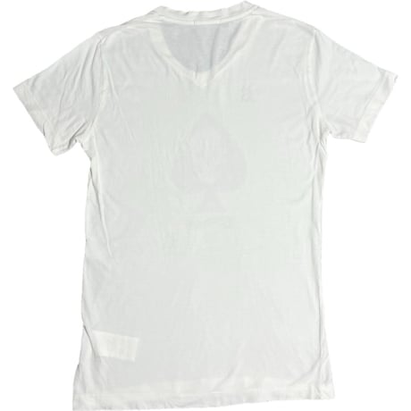REIGN ITALIA 半袖VネックTシャツ ホワイト Sサイズ
