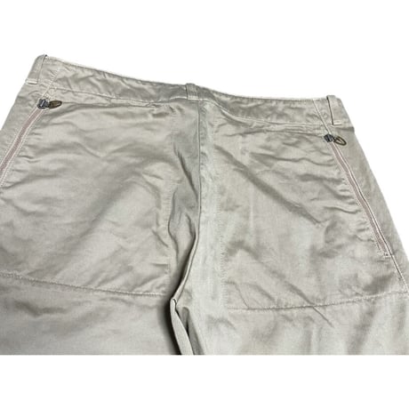 ▲訳あり商品▲ MADE IN ITALY製 MANDARINA DUCK コットンパンツ ベージュ 48サイズ