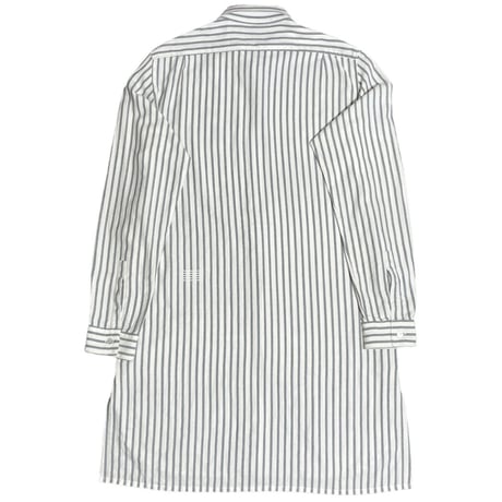 MADE IN JAPAN製 JOINTRUST ロング丈長袖シャツ ホワイト×グレー 2サイズ