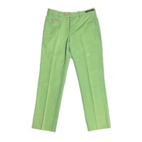 ▲訳あり商品▲ 【TOMORROWLAND 取り扱い】 MADE IN ROMANIA製 PT01 OCEAN DRIVE コットンカラースラックス グリーン 44サイズ