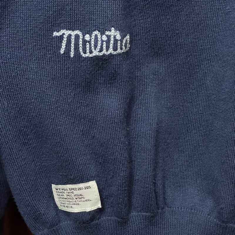 WTAPS PRTC SWEATER COTTON ネイビー WTAPS PRTC SWEATER COTTON ネイビー