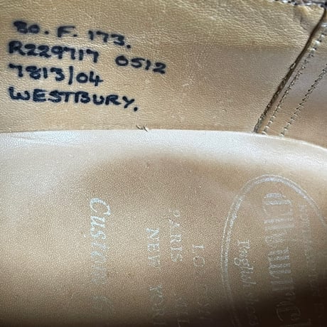 MADE IN ENGLAND製 Church's WESTBURY ラスト173 モンクストラップシューズ ライトブラウン 80F/26.5cmサイズ