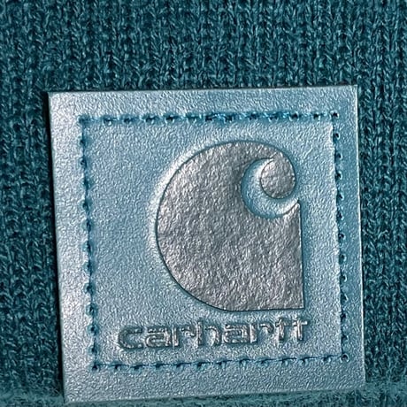 ☆タグ付き新古品☆ MADE IN USA製 Carhartt アクリルニット帽 グリーン