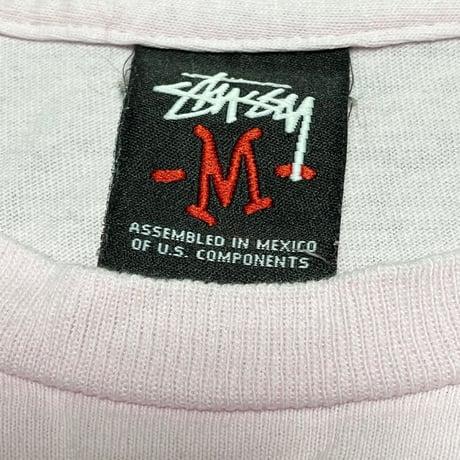 Stussy ロゴTシャツ ピンク Mサイズ