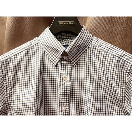 MADE IN JAPAN製 BEAMS F 長袖ブロックチェックシャツ マルチカラー 39-15 1/2サイズ