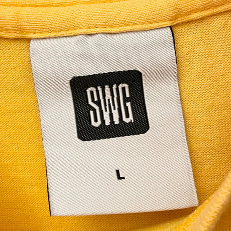 MADE IN JAPAN製 SWAGGER 「KILL CITY」 プリントTシャツ イエロー Lサイズ