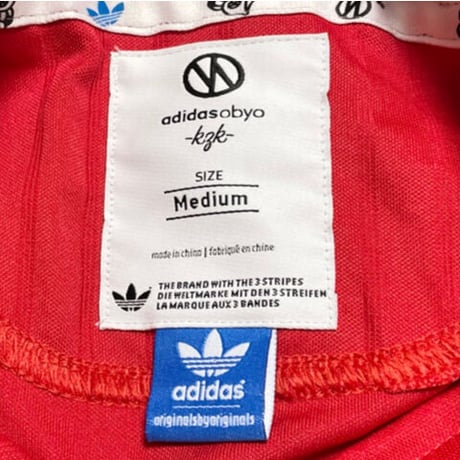 adidas ObyO kzk ベースボールシャツ レッド Mサイズ