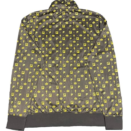 FILA FOR URBAN OUTFITTERS 総柄トラックジャケット ブラウン Lサイズ