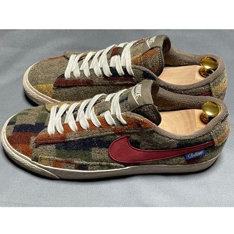 NIKE BLAZER LOW PENDLETON生地スニーカー マルチカラー US8/26cm