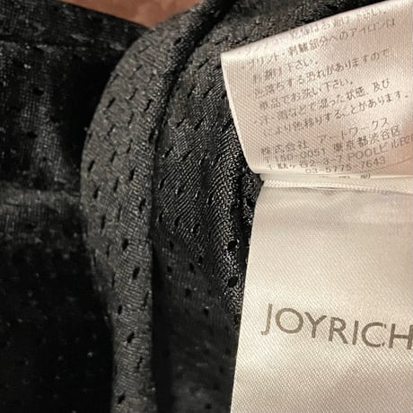 JOYRICH バスケットボールゲームジャージ ブラック Mサイズ