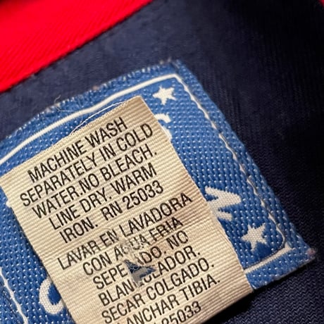 MADE IN USA製 TEXAS COTTON 長袖ボタンダウンシャツ トリコロール Mサイズ