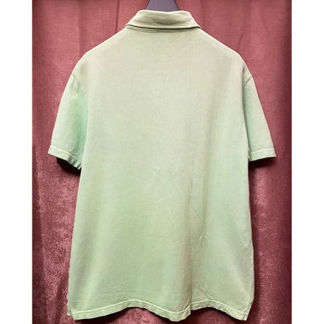 MADE IN EU製 Arvor Maree 半袖ボタンダウン鹿の子ポロシャツ ライトグリーン 3サイズ