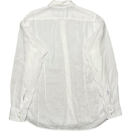 HUGO BOSS 長袖リネンシャツ ホワイト Mサイズ