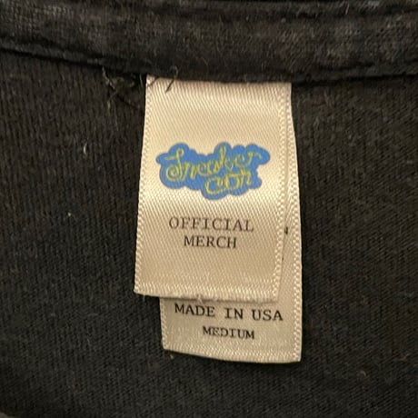 激レア MADE IN USA製 Sneaker Con 2017 NYC OFFICIAL MERCH プリントTシャツ ブラック Mサイズ