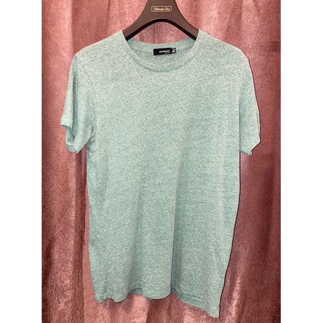 MADE IN USA製 CAL.Berries トライブレンドクルーネック半袖Tシャツ グリーン Sサイズ