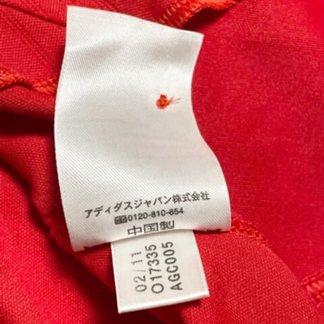 adidas ObyO kzk ベースボールシャツ レッド Mサイズ
