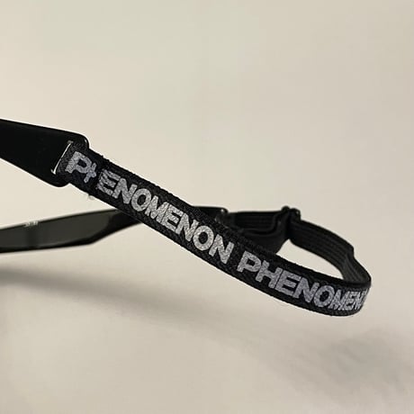 ケース付き PHENOMENON オリジナルメガネバンド付き ミラーレンズサングラス ブラック