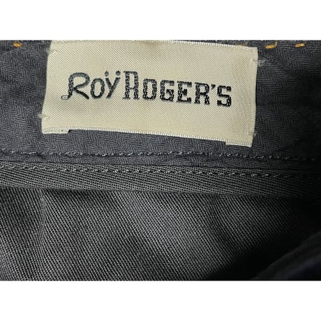 MADE IN ITALY製 ROY ROGER'S デニムスラックス インディゴ W34サイズ