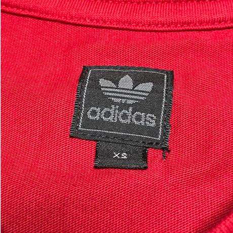 激レア adidas × Def Jam × Redman トリプルネームプリントTシャツ レッド XSサイズ