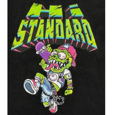 Hi-STANDARD モンスター柄 Tシャツ ブラック Lサイズ