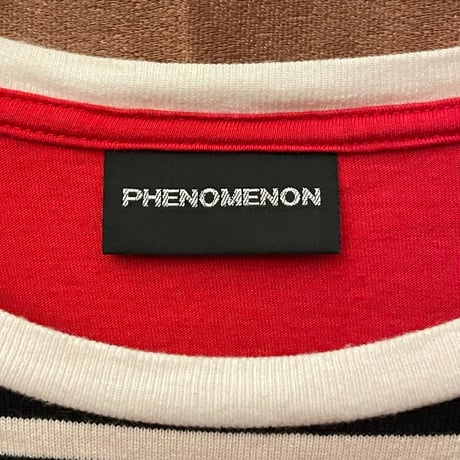 MADE IN JAPAN製 PHENOMENON 2013AWモデル 切り替えTシャツ レッド L/40サイズ