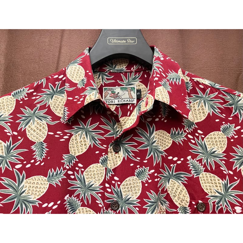 ビンテージ　アロハ シャツ　tori richard 刺繍　hawaii 2230fd78a58d5283d31221f4b59da8