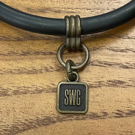 SWAGGER ラバーブレスレット ブラック