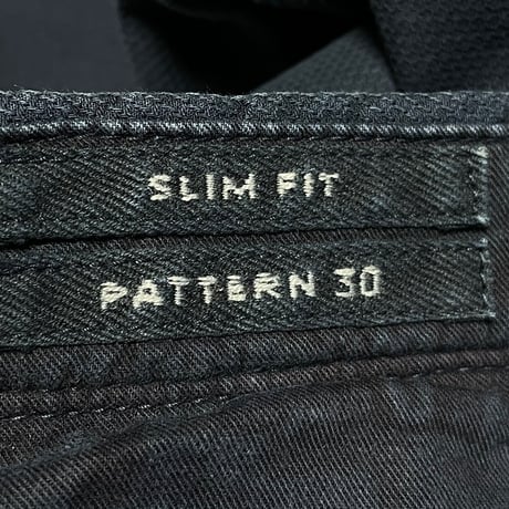 INCOTEX コットンスラックス ネイビー W29サイズ  SLIM FIT シングル仕上げ