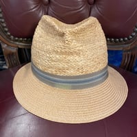 MADE IN ITALY製 HATS & DREAMS ストローハット 小麦色