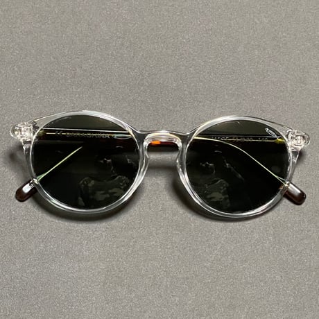 展示品渡し ★新品★ MADE IN ITALY製 SARAGHINA ReGILDA POLAR 415-GE 偏光レンズサングラス クリア×べっ甲色 ブラックレンズ