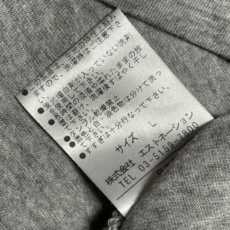MADE IN JAPAN製 ESTNATION VネックTシャツ グレー Lサイズ