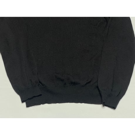 HUGO BOSS バージンウールクルーネックセーター ブラック XLサイズ