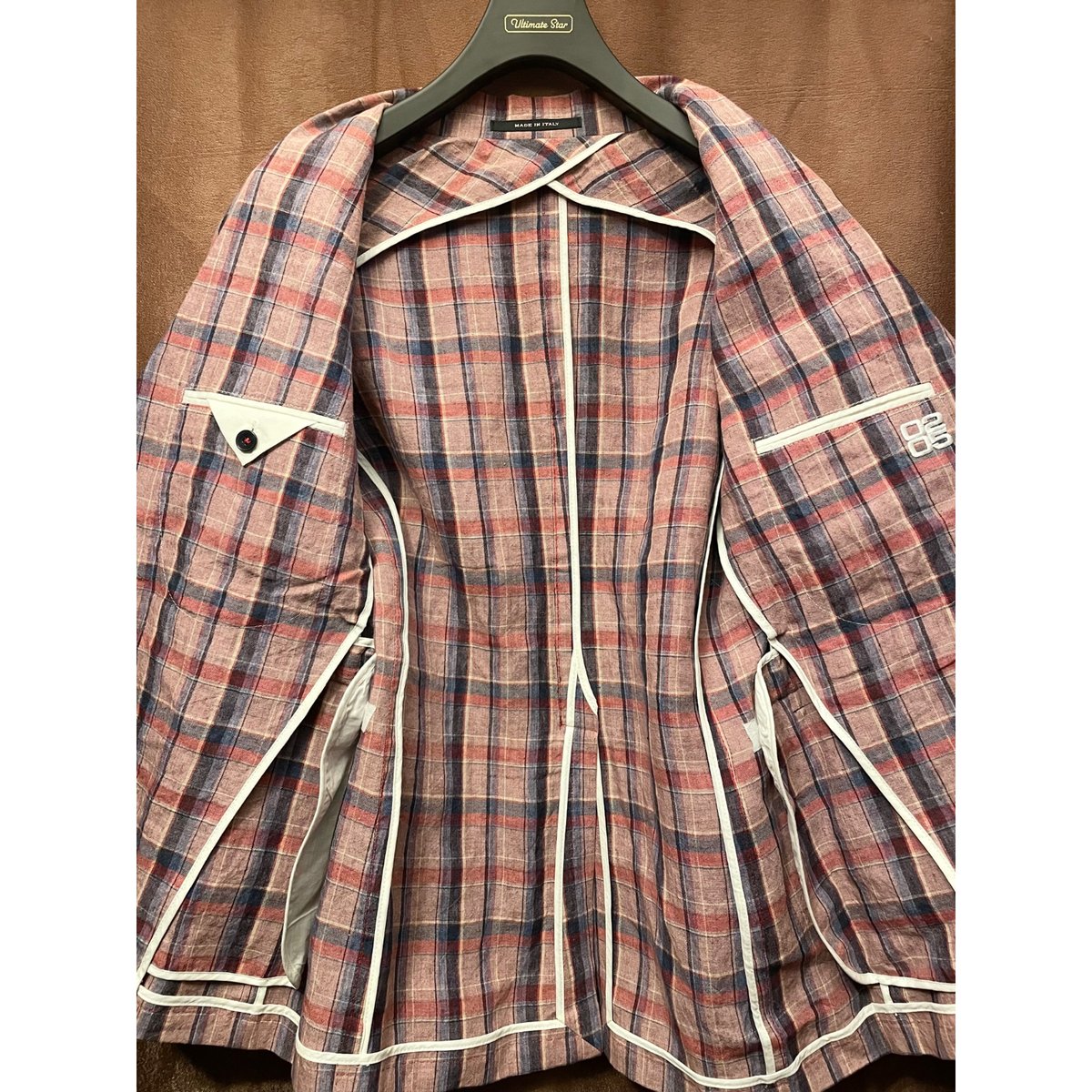 美品 PINO LERARIO 0205 ピーノ・レラリオ ウール混ジャケット 美品 PINO LERARIO 0205 ピーノ・レラリオ ウール混ジャケット