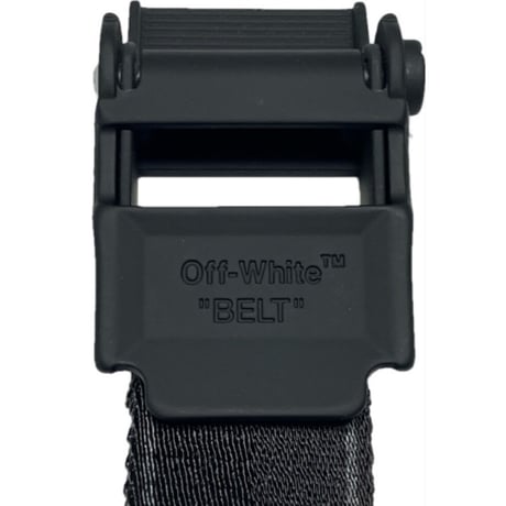 ★新品★ MADE IN ITALY製 2021-22FW OFF-WHITE ベルト HYBRID INDUSTRIAL BELT BLACK BLACK OMRB050F21FAB0011010