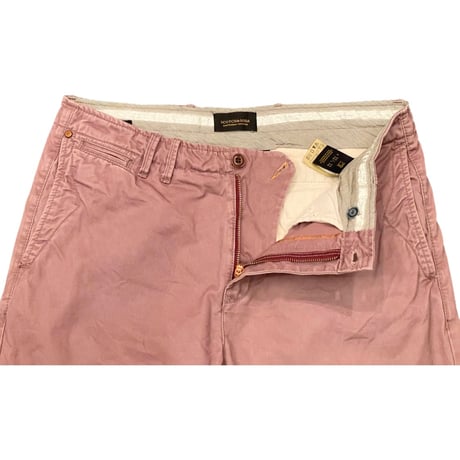 SCOTCH & SODA カラーコットンパンツ パープル W32-L32サイズ