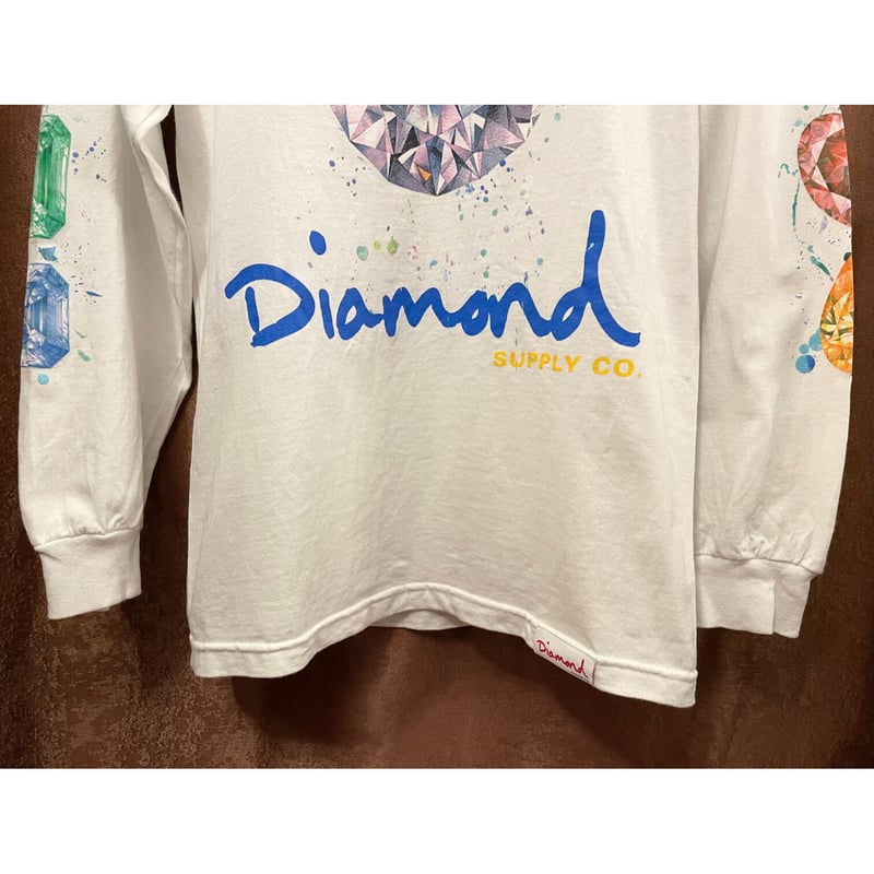 【Diamond Supplyダイアモンドサプライ】 ダイアモンド ロンT★ DIAMOND SUPPLY CO.(ダイアモンドサプライ)-