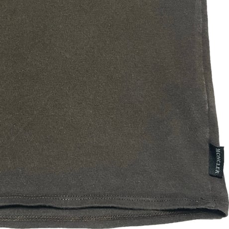 【SHIPS 取り扱い】 MADE IN PORTUGAL製 MONCLER 半袖レイヤードTシャツ ブラウン Sサイズ