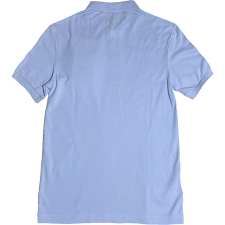 ☆タグ付き新古品☆ FRED PERRY × RAF SIMONS Wネーム替え襟付き半袖鹿の子ポロシャツ サックス 36サイズ