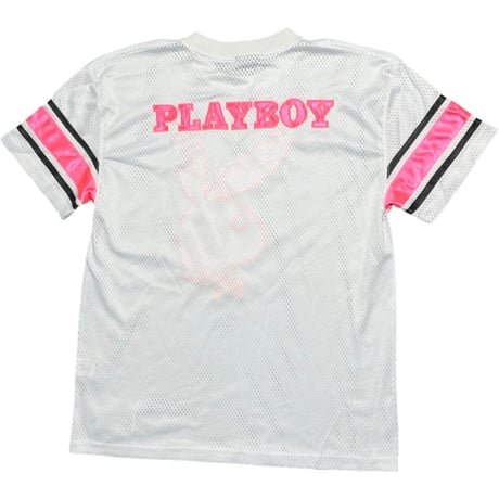 JOYRICH × PLAYBOY 半袖フットボールジャージー ホワイト Lサイズ