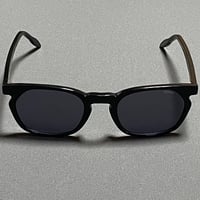 展示品渡し ★新品★ MADE IN ITALY製 SARAGHINA ARIA 480-BL HANDMADEサングラス ブラック ブラックレンズ