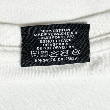 MADE IN MEXICO製 Stussy × Bob Marley コラボ長袖プリントTシャツ ホワイト XLサイズ