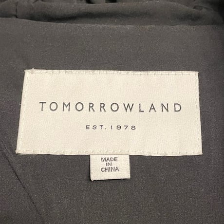 TOMORROWLAND フード付きウールダウンジャケット ネイビー Sサイズ