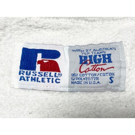 MADE IN USA製 RUSSELL ATHLETICボディ SAN JOSE STATE UNIVERSITY トレーナー ライトグレー Sサイズ