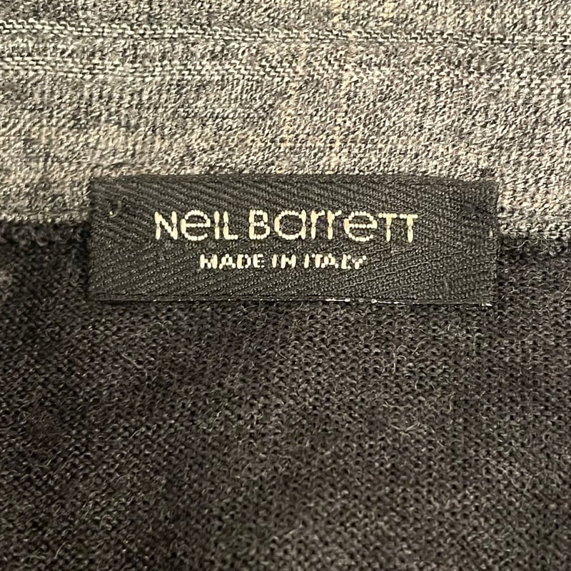 希少 サン・フレール期 MADE IN ITALY製 NeIL BarreTT ニットベストド