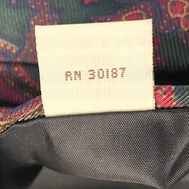 MADE IN USA製 VINTAGE ETRO ペイズリー柄シルクネクタイ MADE IN USA製 VINTAGE ETRO ペイズリー柄シルクネクタイ