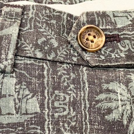 激レア Brooks Brothers × reyn spooner アロハ生地ハーフパンツ ネイビー W28サイズ