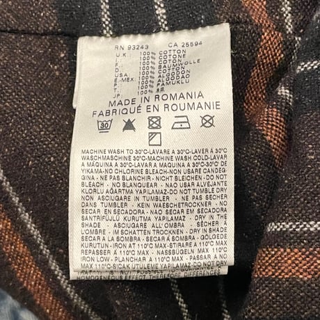 MADE IN ROMANIA製 Diesel Industry ダメージ加工デニムジャケット ライトインディゴ Mサイズ